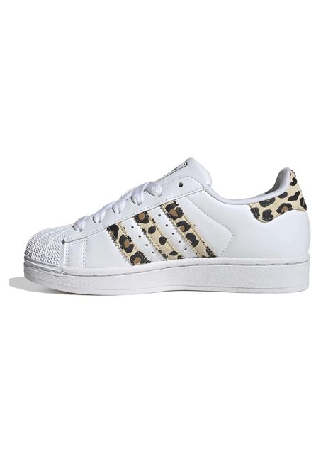 Scarpe Adidas Originals Superstar II Bianco Animalier Ragazzi ADIDAS ORIGINALS | Sneakers | LA7765-
