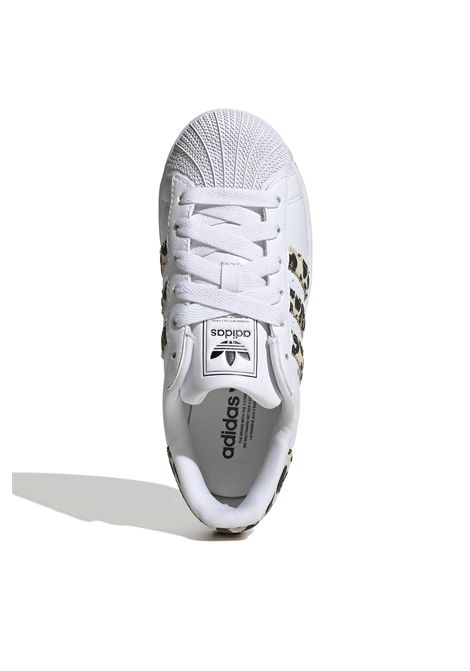 Scarpe Adidas Originals Superstar II Bianco Animalier Ragazzi ADIDAS ORIGINALS | Sneakers | LA7765-