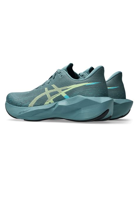 Asics Novablast 6 Running Shoes Foggy Teal Illuminate Yellow Men ASICS | Running Shoes | 1011C243-401