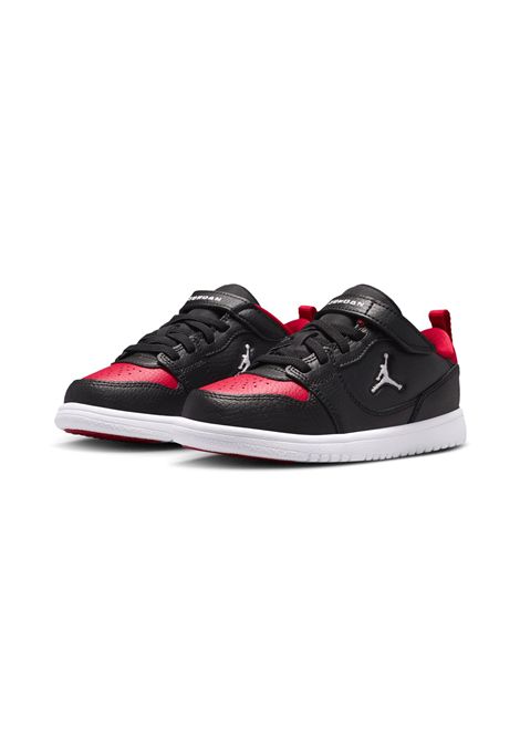 Scarpe Jordan Court Connect Low Rosso Nero Bambini JORDAN | Sneakers | IQ6046-003
