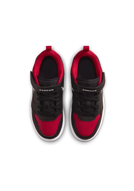 Scarpe Jordan Court Connect Low Rosso Nero Bambini JORDAN | Sneakers | IQ6046-003