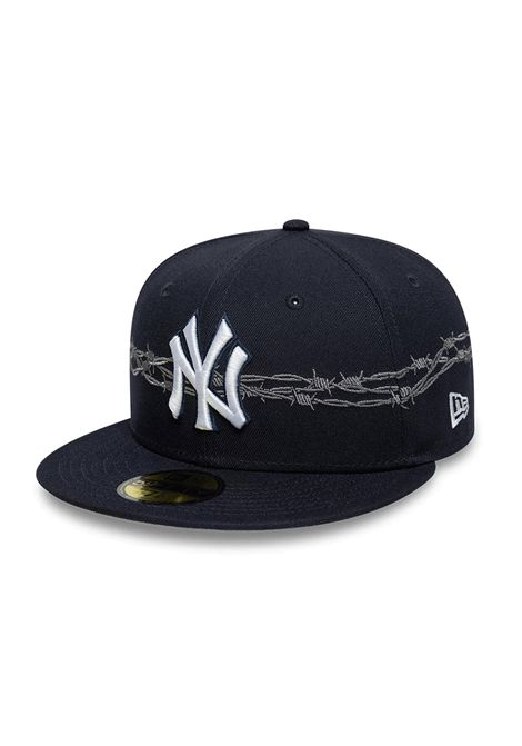 Cappello New Era 59FIFTY Fitted New York Yankees MLB Icon Blu Navy Unisex NEW ERA | Cappelli | 60915749-