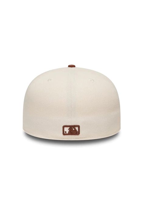 Cappello New Era 59FIFTY Fitted New York Yankees MLB League Essentials Crema Marrone Unisex NEW ERA | Cappelli | 60951074-
