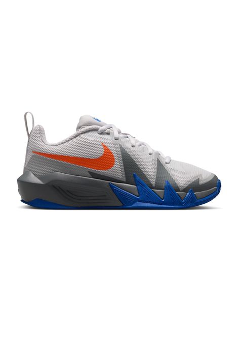 Nike S.T. Dynamite Basketball Shoes Vast Grey Orange Junior NIKE | Sneakers | IH2308-005