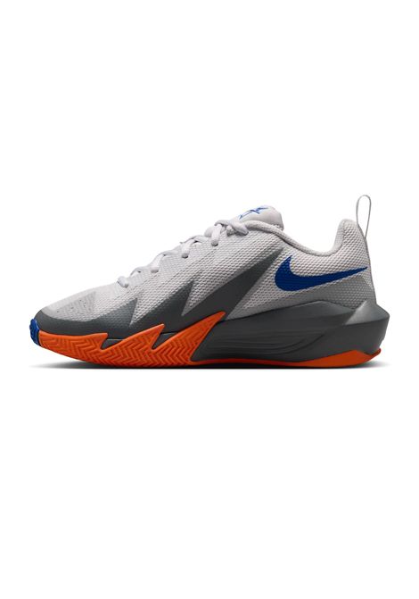 Nike S.T. Dynamite Basketball Shoes Vast Grey Orange Junior NIKE | Sneakers | IH2308-005