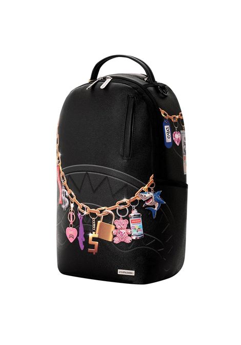 Zaino Sprayground Printed Hanging Stuff Nero Unisex SPRAYGROUND | Zaini | 910B8404NSZ-