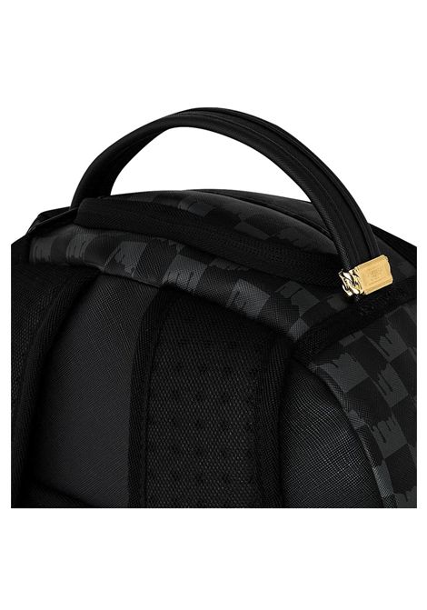 Sprayground Black And white Drip Check Shark Backpack Black White Unisex SPRAYGROUND | Backpacks | 910B8553NSZ-