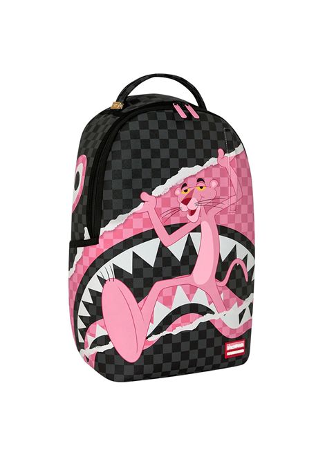 Sprayground Pink Panther On The Run Backpack Black Pink Unisex SPRAYGROUND | Backpacks | 910B9147NSZ-