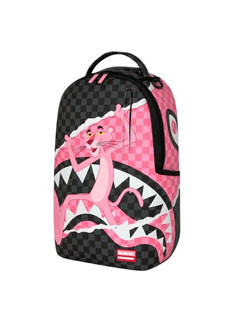 Sprayground Pink Panther On The Run Backpack Black Pink Unisex SPRAYGROUND | Backpacks | 910B9147NSZ-