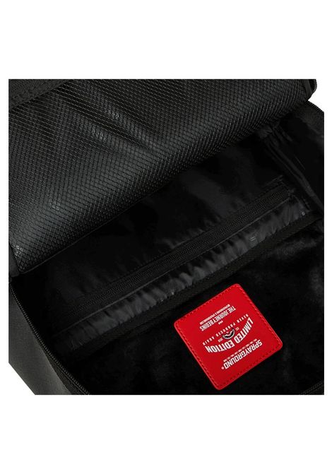Sprayground Blacked Out Embossed Gold Tooth Backpack Black Gold Unisex SPRAYGROUND | Backpacks | 910B9325NSZ-