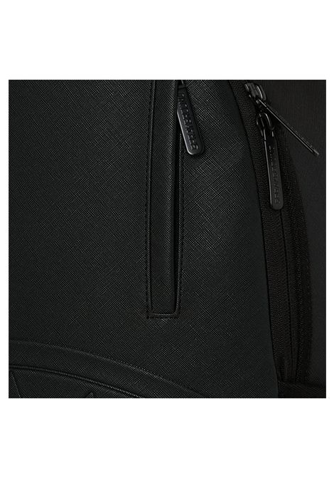Sprayground Blacked Out Embossed Gold Tooth Backpack Black Gold Unisex SPRAYGROUND | Backpacks | 910B9325NSZ-