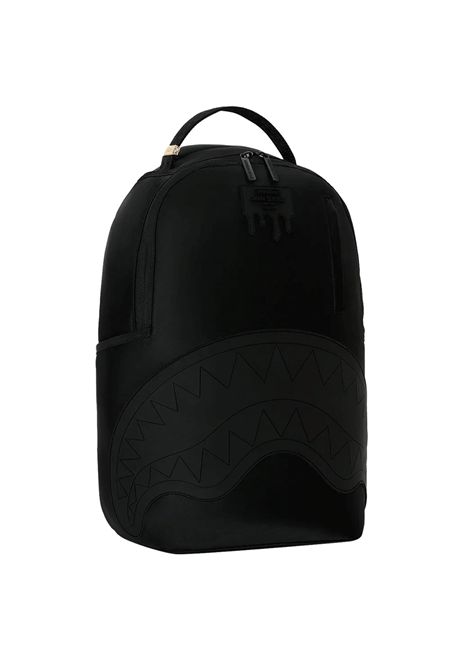 Sprayground Shark Central Blacked Out Embossed Nylon Backpack Black Unisex SPRAYGROUND | Backpacks | 910B9635NSZ-