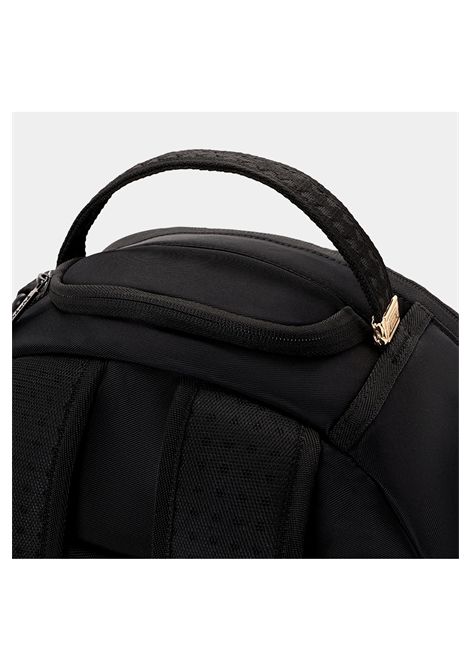 Sprayground Shark Central Blacked Out Embossed Nylon Backpack Black Unisex SPRAYGROUND | Backpacks | 910B9635NSZ-
