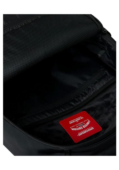 Sprayground Shark Central Blacked Out Embossed Nylon Backpack Black Unisex SPRAYGROUND | Backpacks | 910B9635NSZ-