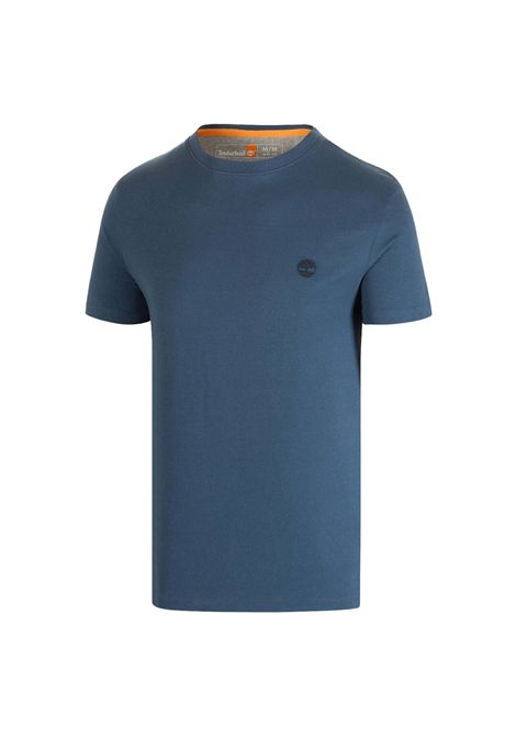 Timberland Dunstan River Crew Tee Denim Blue Men TIMBERLAND | T-shirt | TB0A2BPR-2881