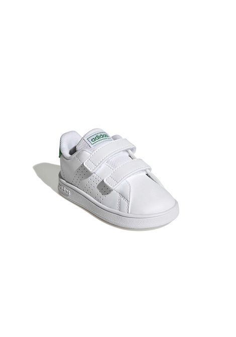 Adidas Advantage Lifestyle Court Due Shoes White Green Infant ADIDAS CORE | Sneakers | GW6500-