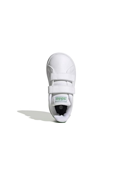 Adidas Advantage Lifestyle Court Due Shoes White Green Infant ADIDAS CORE | Sneakers | GW6500-