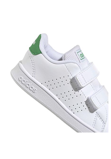 Adidas Advantage Lifestyle Court Due Shoes White Green Infant ADIDAS CORE | Sneakers | GW6500-