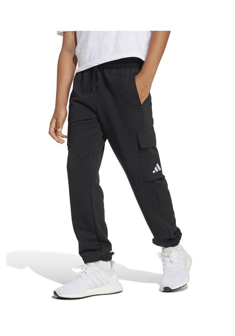 Adidas Essentials French Terry Cargo Pants Black Junior ADIDAS CORE | Pants | JC9762-