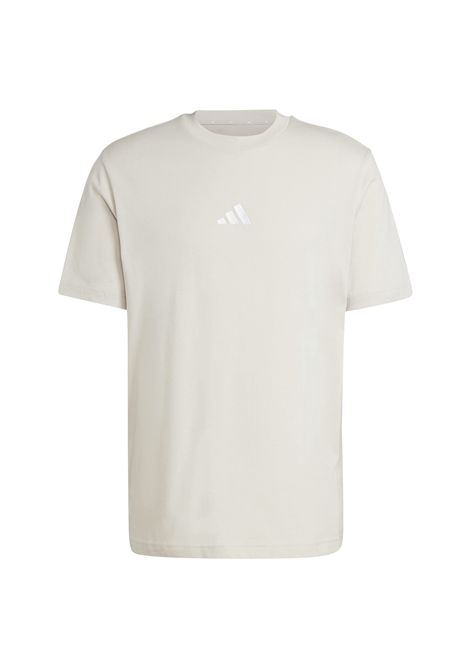 Adidas Essentials Small Logo Single Jersey T-shirt Beige Men ADIDAS CORE | T-shirt | JD1779-