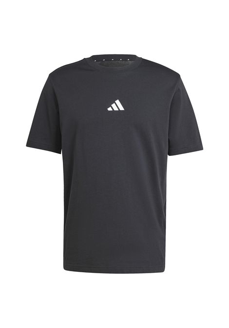 Adidas Essentials Small Logo Single Jersey T-shirt Black Men ADIDAS CORE | T-shirt | JE9024-
