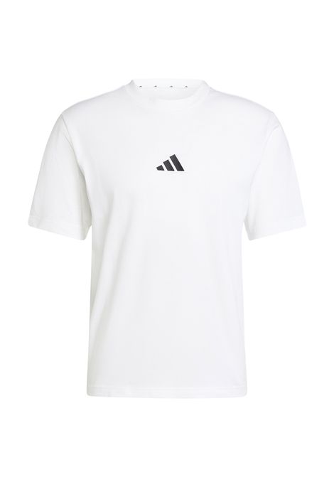 Adidas Essentials Small Logo Single Jersey T-shirt White Men ADIDAS CORE | T-shirt | JF1092-