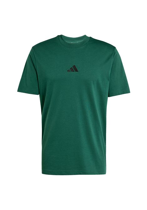 T-shirt Adidas Essentials Small Logo Single Jersey Verde Uomo ADIDAS CORE | T-shirt | JF1096-