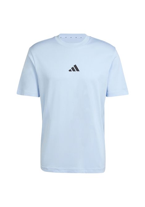 T-shirt Adidas Essentials Small Logo Single Jersey Celeste Uomo ADIDAS CORE | T-shirt | JF1101-