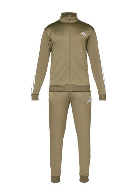 Tuta Adidas Basic 3-Stripes Tricot Verde Oliva Uomo ADIDAS CORE | Track | JW6226-