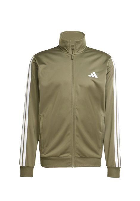 Tuta Adidas Basic 3-Stripes Tricot Verde Oliva Uomo ADIDAS CORE | Track | JW6226-
