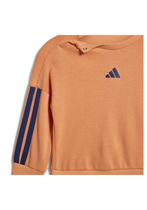 Tuta Adidas Essentials 3 Stripes French Terry Arancione Blu Infant ADIDAS CORE | Tute | KB9627-