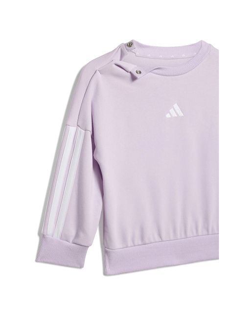 Adidas Essentials 3 Stripes French Terry Set Lavender Purple Infant ADIDAS CORE | Tracksuits | KC6152-