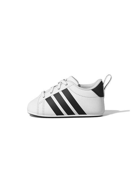 Adidas Grand Court Crib Shoes White Black Infant ADIDAS CORE | Sneakers | KI8216-