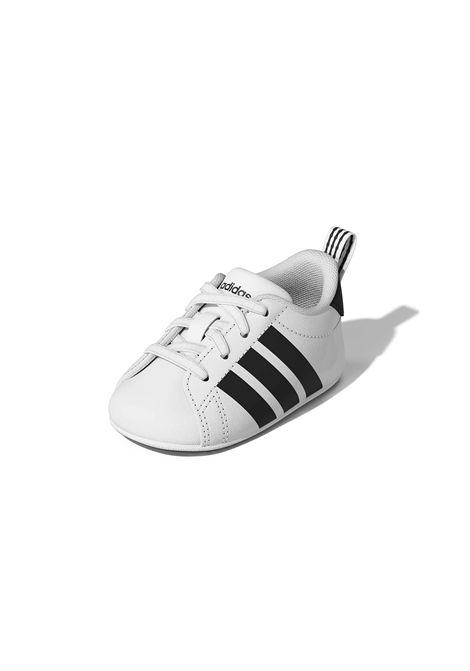 Adidas Grand Court Crib Shoes White Black Infant ADIDAS CORE | Sneakers | KI8216-