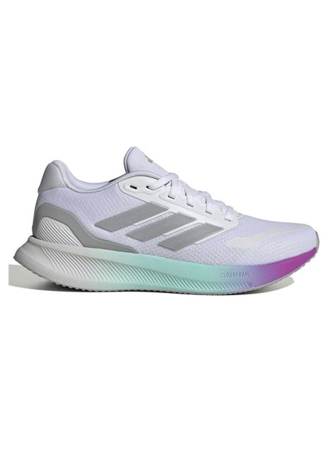 Adidas Runfalcon 5 Running Shoes White Halo Silver Women ADIDAS CORE | Sneakers | KJ1960-