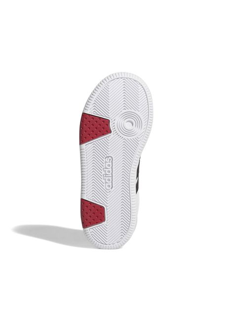 Adidas Hoops Classic Elastic Lace Shoes White Red Black Kids ADIDAS CORE | Sneakers | KK1098-