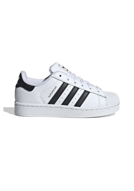 Adidas Originals Superstar II C Shoes White Black Kids ADIDAS ORIGINALS | Sneakers | JH9980-
