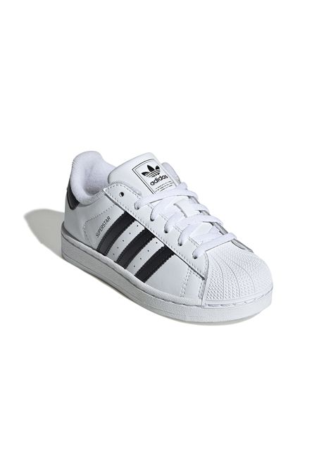 Adidas Originals Superstar II C Shoes White Black Kids ADIDAS ORIGINALS | Sneakers | JH9980-