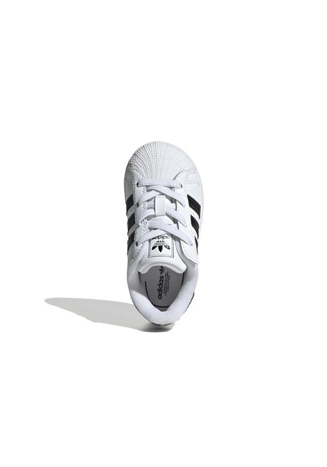 Adidas Superstar II Elastic Lace Shoes White Black Infant ADIDAS ORIGINALS | Sneakers | JH9984-