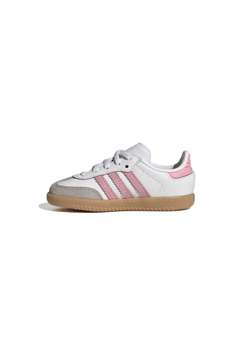 Scarpe Adidas Samba OG Comfort Closure Bianco Rosa Gum Infant ADIDAS ORIGINALS | Sneakers | JQ2028-