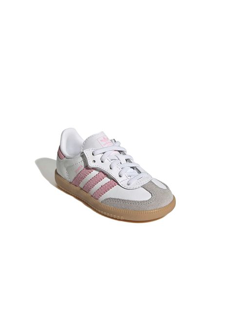 Scarpe Adidas Samba OG Comfort Closure Bianco Rosa Gum Infant ADIDAS ORIGINALS | Sneakers | JQ2028-