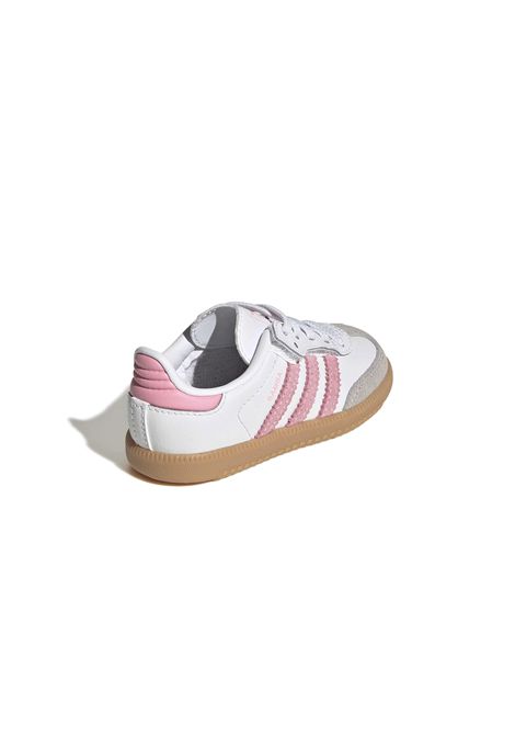 Scarpe Adidas Samba OG Comfort Closure Bianco Rosa Gum Infant ADIDAS ORIGINALS | Sneakers | JQ2028-