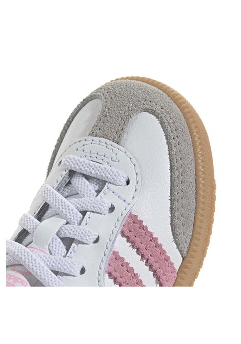 Scarpe Adidas Samba OG Comfort Closure Bianco Rosa Gum Infant ADIDAS ORIGINALS | Sneakers | JQ2028-