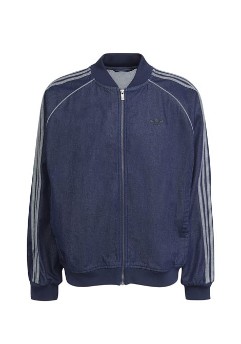 Adidas Adicolor Loose SST Denim Stone Track Top Indigo Denim Men ADIDAS ORIGINALS | Track | JX6461-
