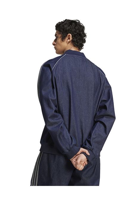 Adidas Adicolor Loose SST Denim Stone Track Top Indigo Denim Men ADIDAS ORIGINALS | Track | JX6461-
