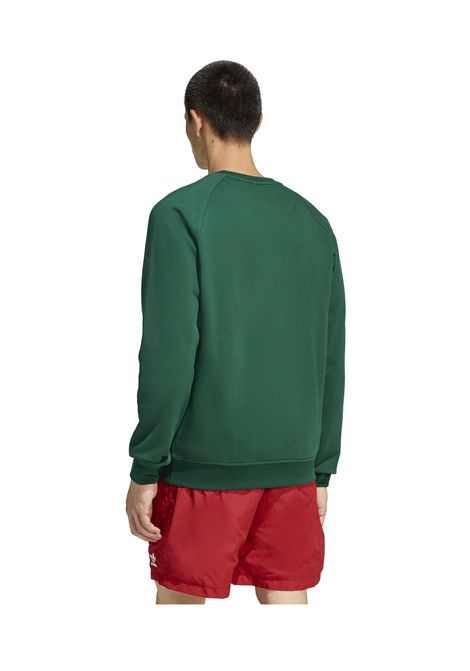 Felpa Adidas Originals Trefoil Essentials French Terry Girocollo Verde Uomo ADIDAS ORIGINALS | Felpe | KD1309-