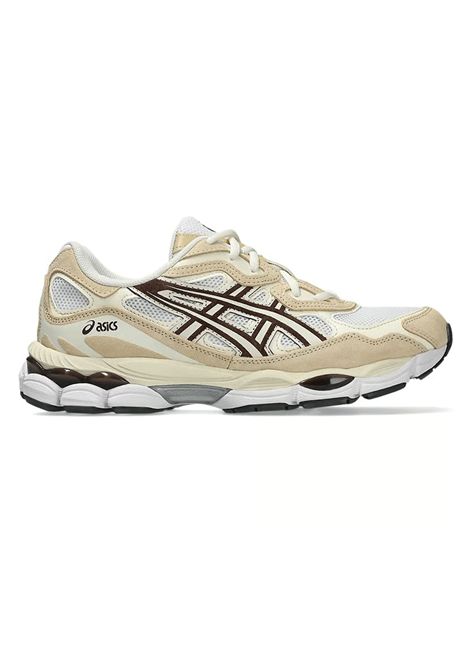 Asics Gel-NYC Shoes White Cream Roasted Coffee Unisex ASICS | Sneakers | 1203A383-117