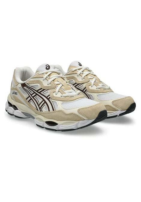 Asics Gel-NYC Shoes White Cream Roasted Coffee Unisex ASICS | Sneakers | 1203A383-117