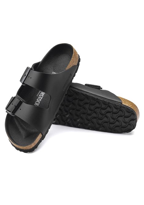 Sandali Birkenstock Arizona Birko-Flor Triples Nero Unisex BIRKENSTOCK | Sandali | 1019069-BLACK