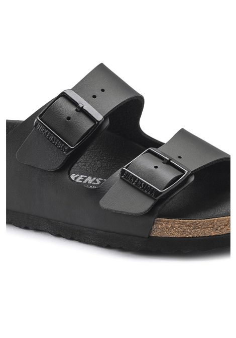 Sandali Birkenstock Arizona Birko-Flor Triples Nero Unisex BIRKENSTOCK | Sandali | 1019069-BLACK